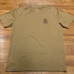 Mons Royale Merino Wool Tan T-Shirt